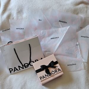 Pandora Jewelry Gift Set with Pink and Black Accents